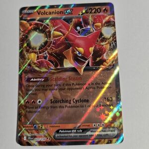 Volcanion ex Double Rare 031/159 Sv09: Journey Together Holo POKEMON NEAR MINT B